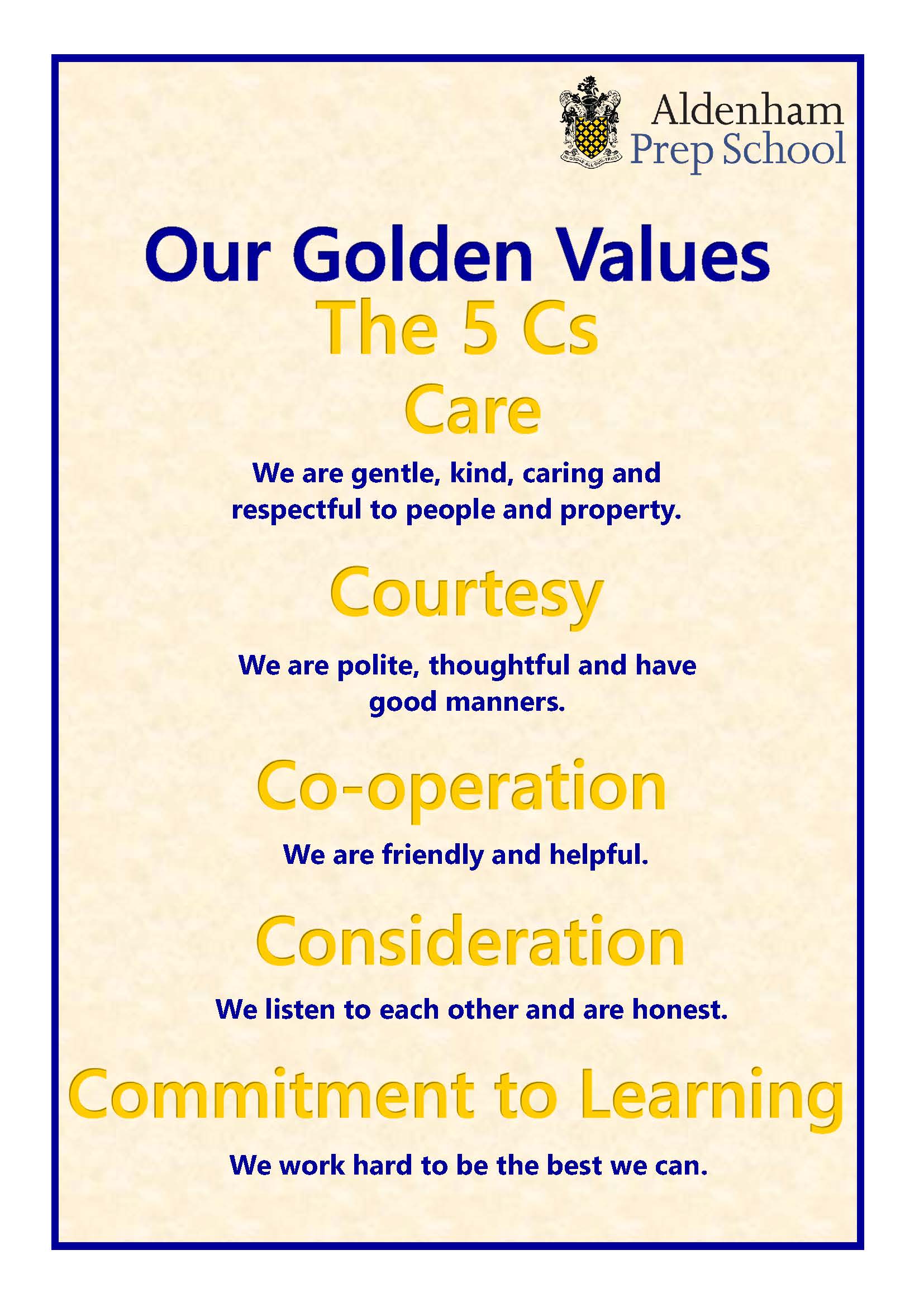 Golden Values 2019